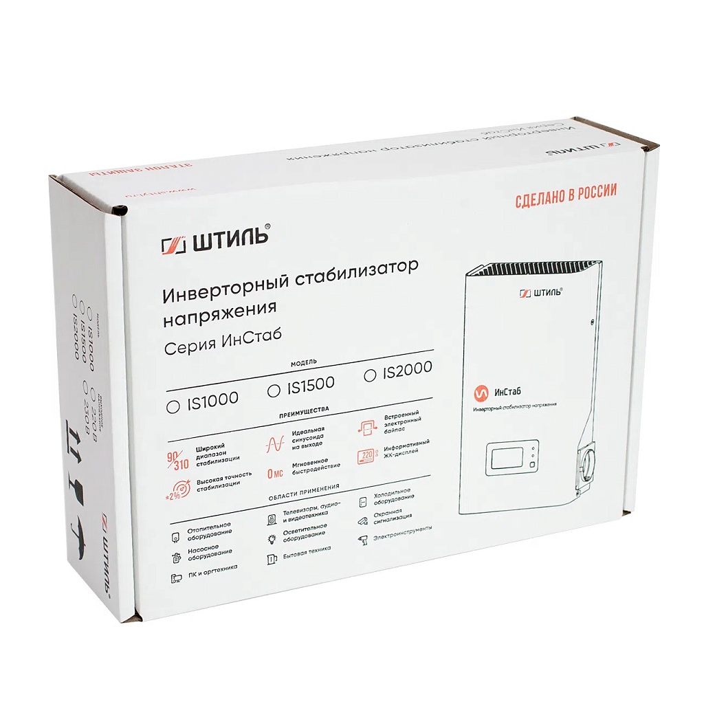 Стабилизатор напряжения Штиль ИнСтаб 1500 ВА\1125 Вт, IS1500