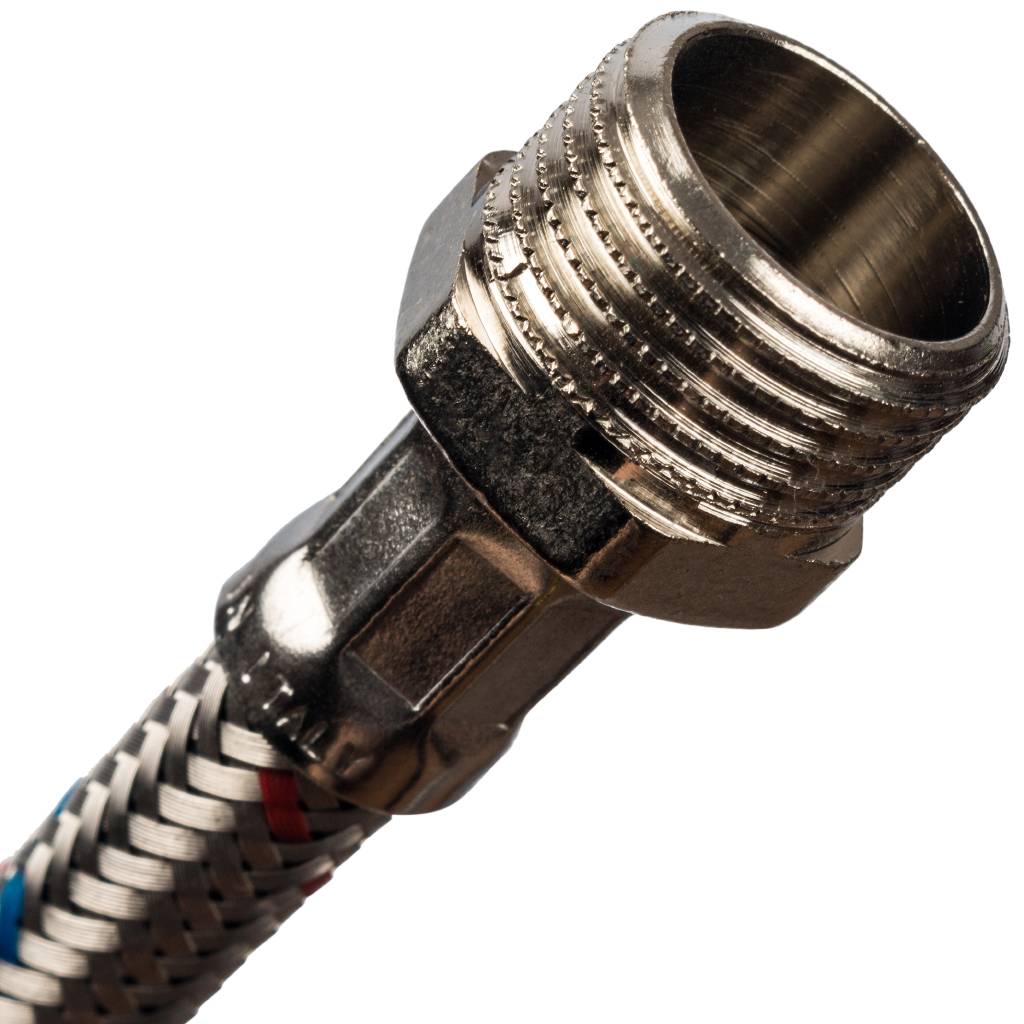 Гибкая подводка для воды STOUT НР 1/2 х ВР 1/2, длина 1000 мм, SHF-0089-081515