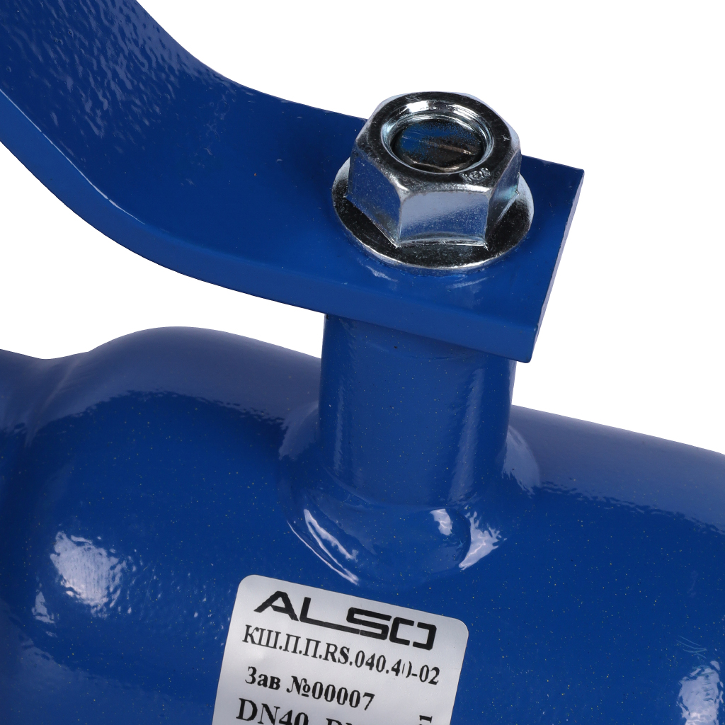 Кран шаровой ALSO КШП RS Ду40 Ру 4,0 МПа из Ст.09Г2С (L-260), КШ.П.RS.040.40-02