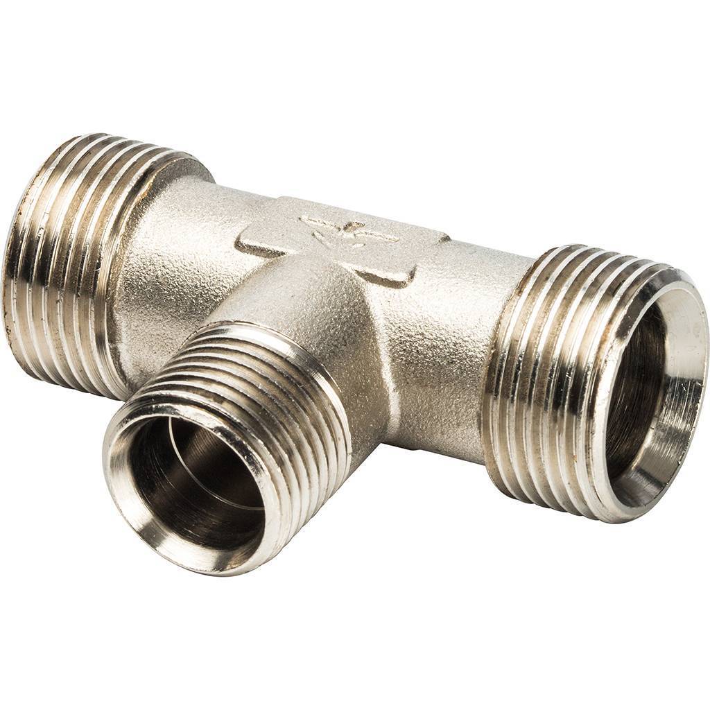 Тройник переходной Prandelli Multyrama (20.2х16.2х20.2) для металлопластиковых труб винтовой, 103.31.41.4