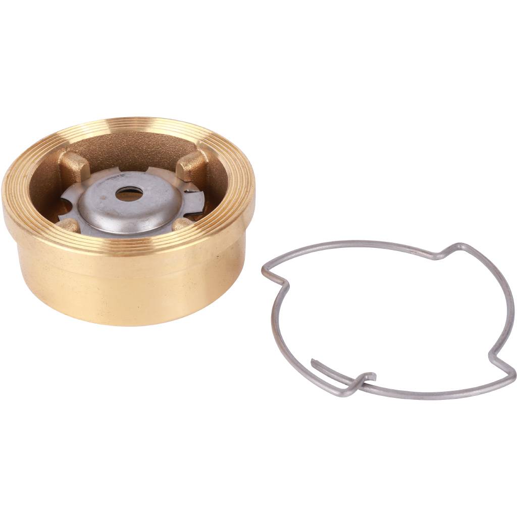 Клапан обратный осевой Tecofi Ду32 Ру16 межфланцевый из латуни, CA7441-0032