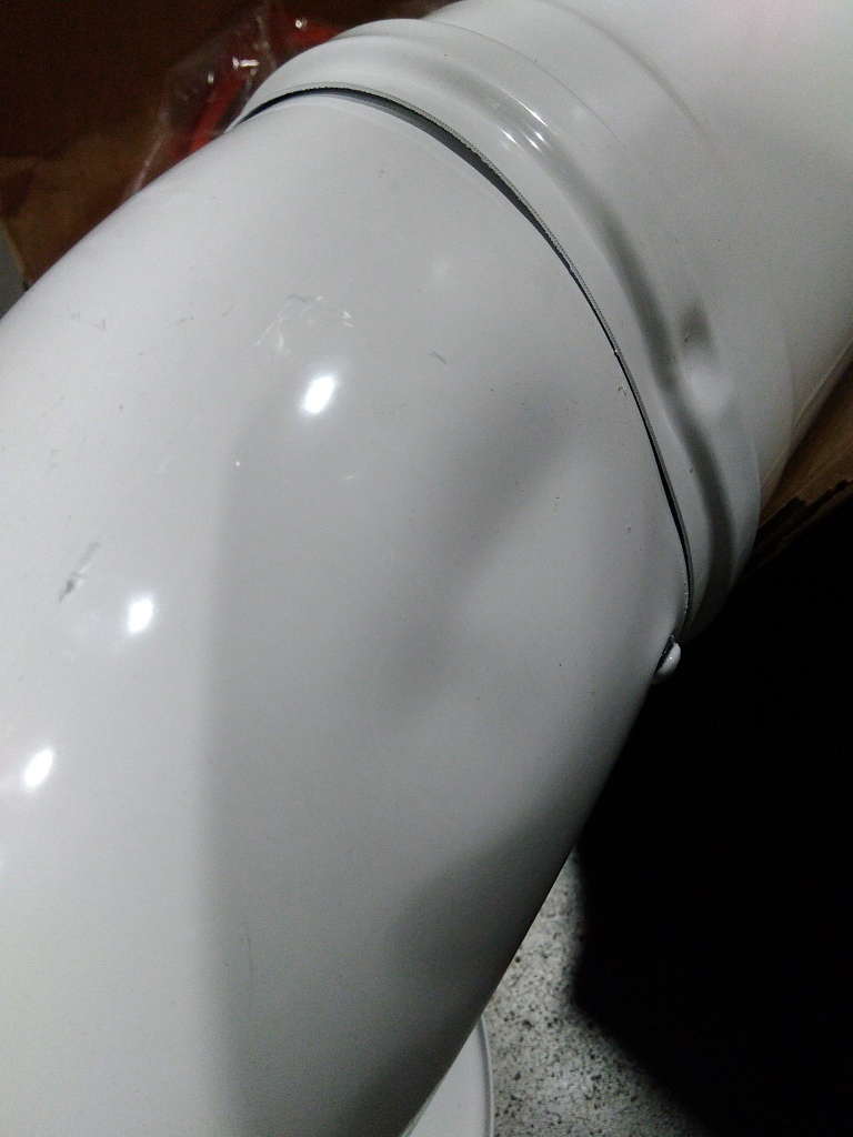 Уцененный товар (вмятины): Комплект традиционного дымохода ROMMER АНТИЛЕД D60/100, L1220 (IMMERGAS)