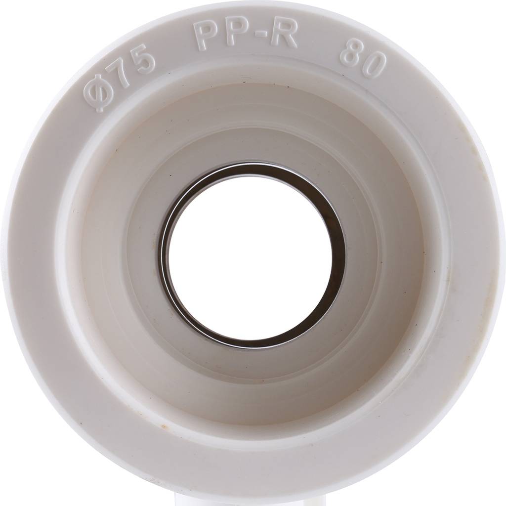 Кран шаровой Kalde d=75 для полипропиленовых труб под сварку (цвет белый)