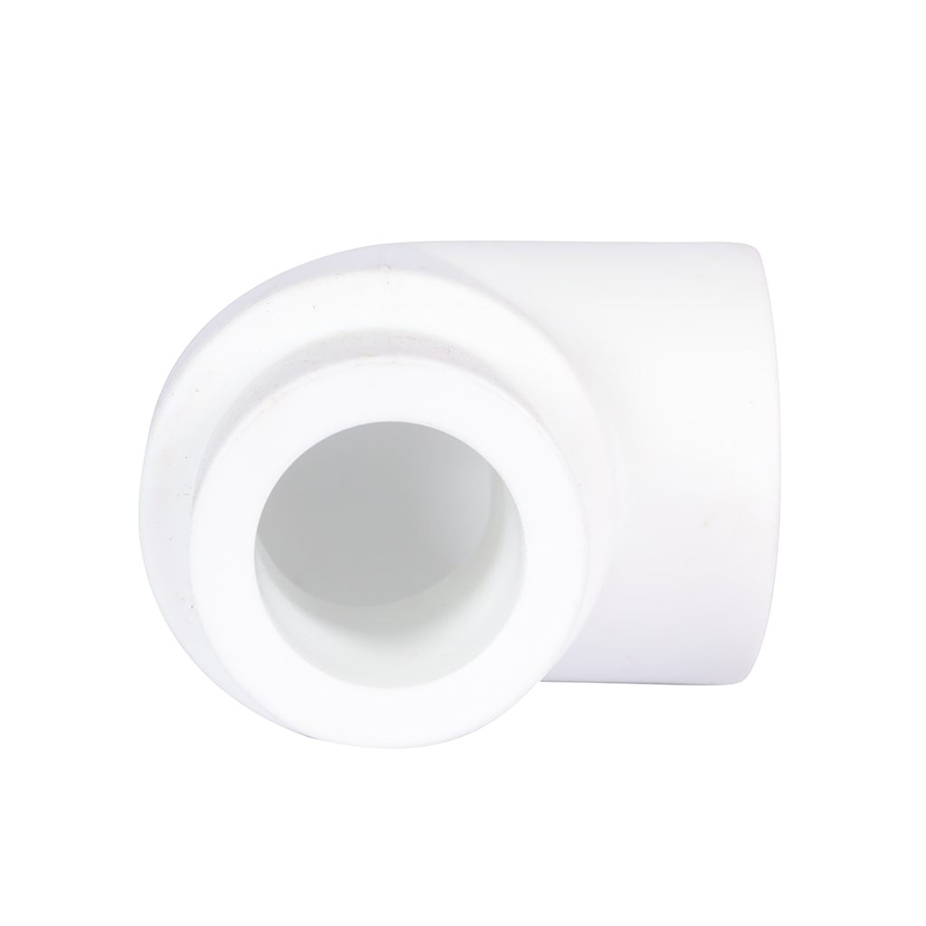 Угольник Политэк d=32 90* внутр./наруж.  для полипропиленовых труб под сварку (цвет белый), 9422003290