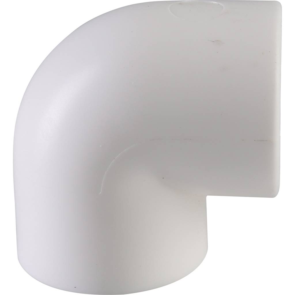 Угольник Политэк d=20 90* для полипропиленовых труб под сварку (цвет белый), 9000000320