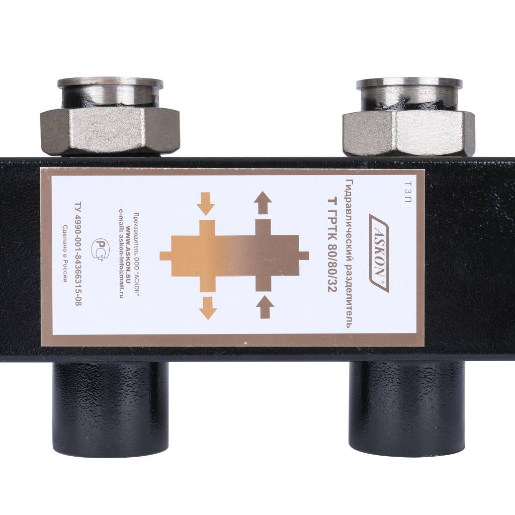 Гидравлический разделитель Askon ТГРТК  80/80/32 100 кВт