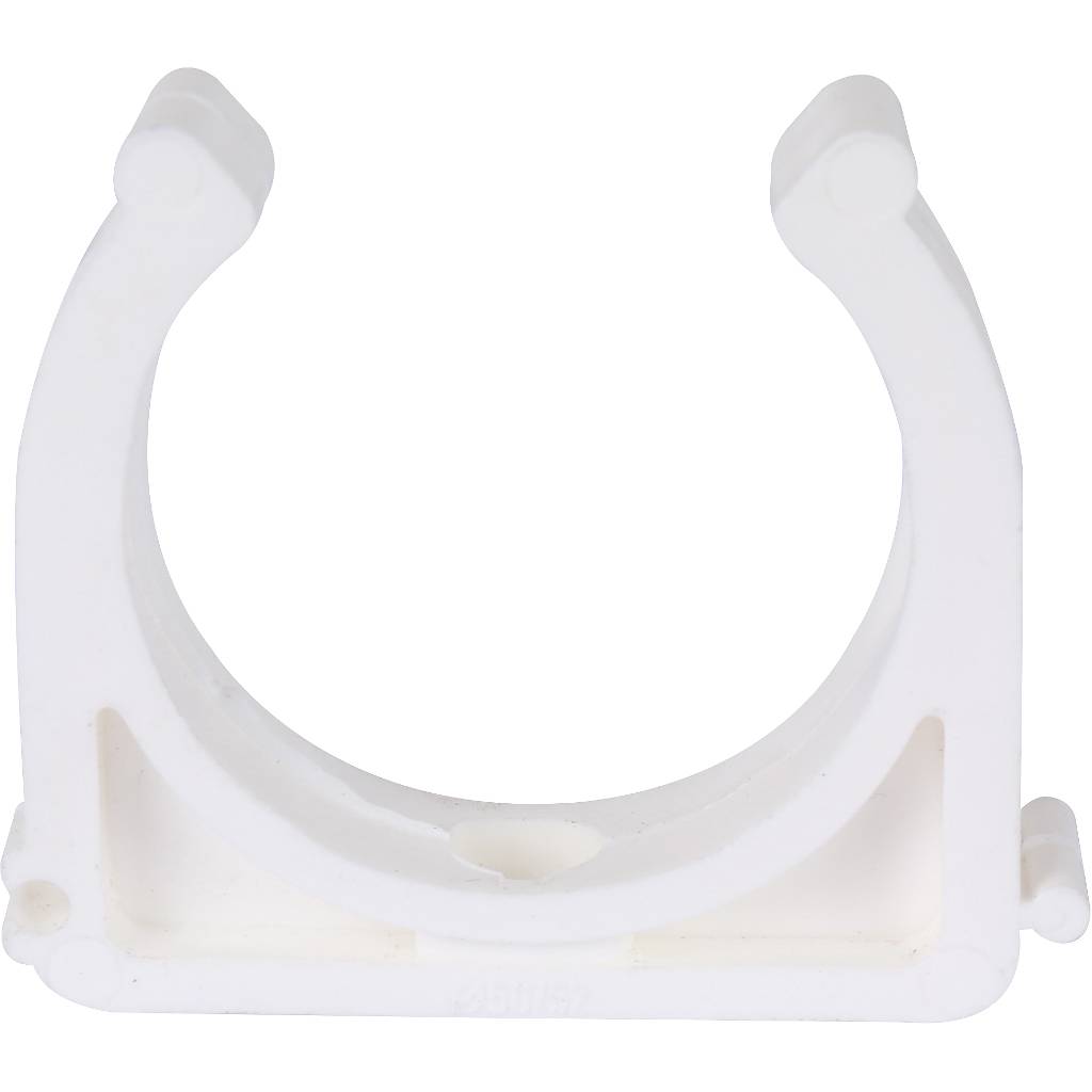 Крепление Kalde d=50 для полипропиленовых труб под сварку (цвет белый), 3592-bck-505201