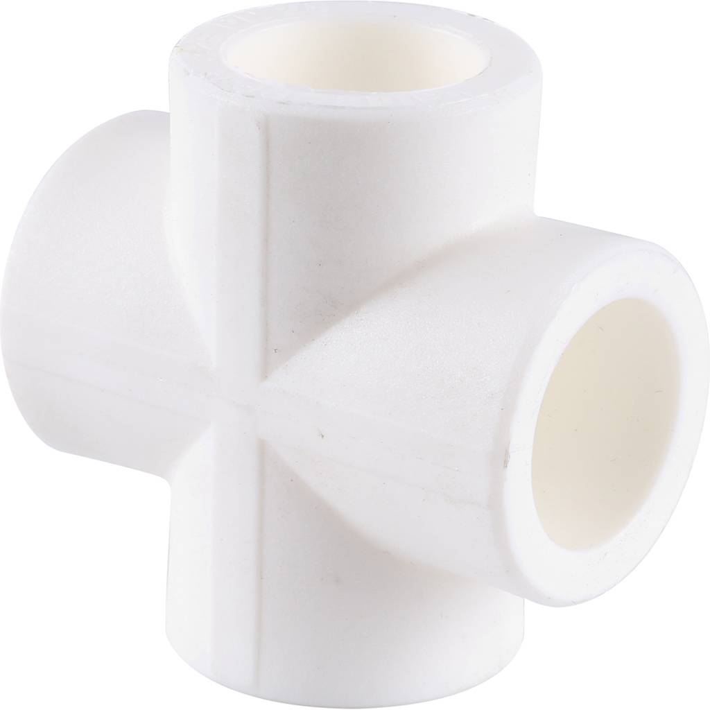 Крестовина Kalde d=25 для полипропиленовых труб под сварку (цвет белый), 3212-crs-250000