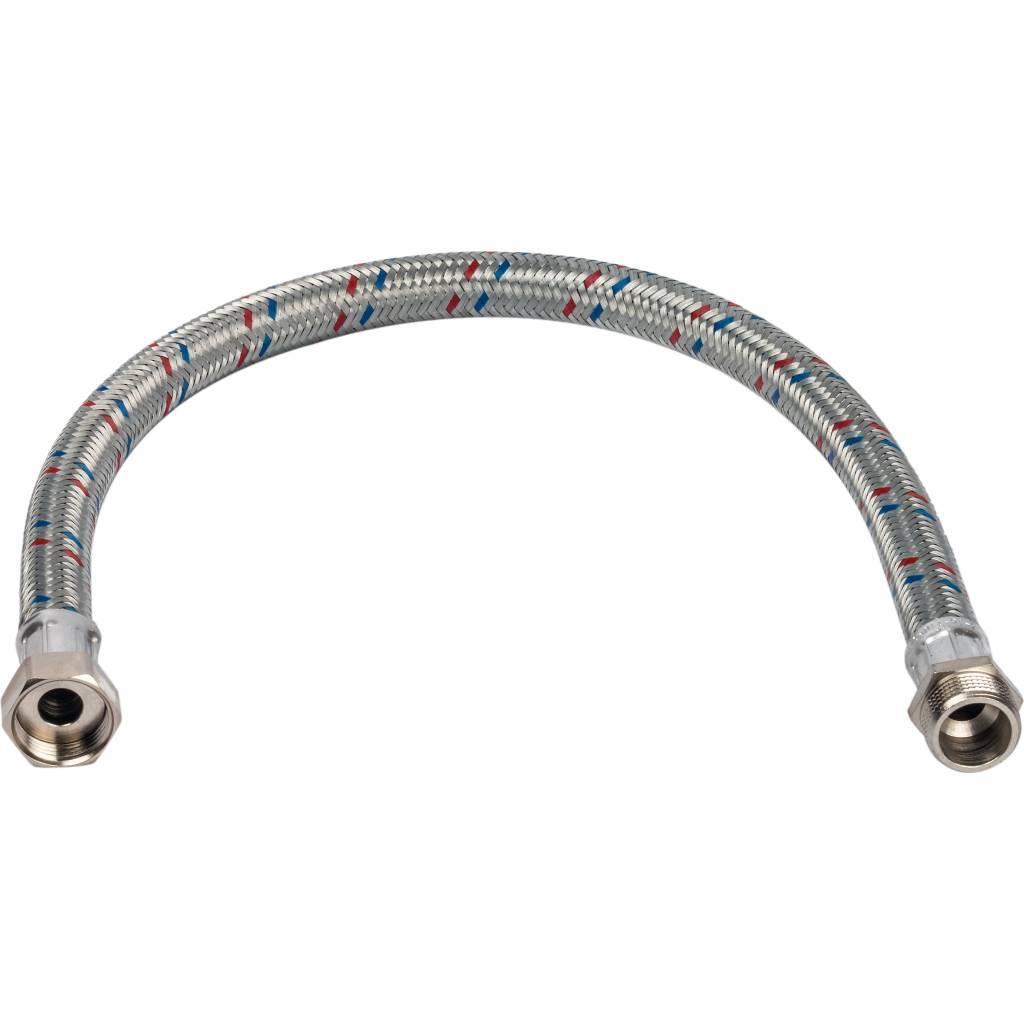 Гибкая подводка для воды STOUT НР 1 х ВР 1, длина 800 мм, SHF-0126-181515