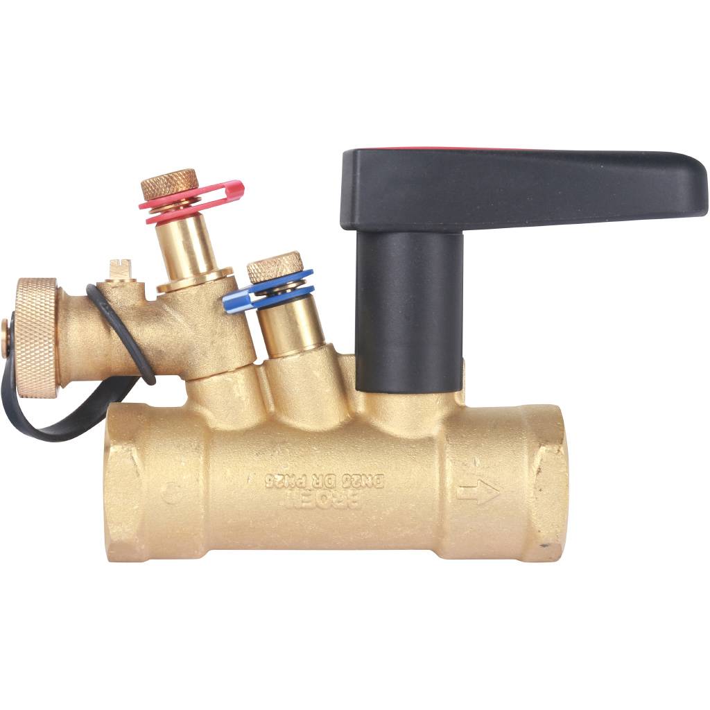 Клапан балансировочный БРОЕН Venturi FODRV DN 025 PN 25 ручной стандартной пропускной способности с дренажем