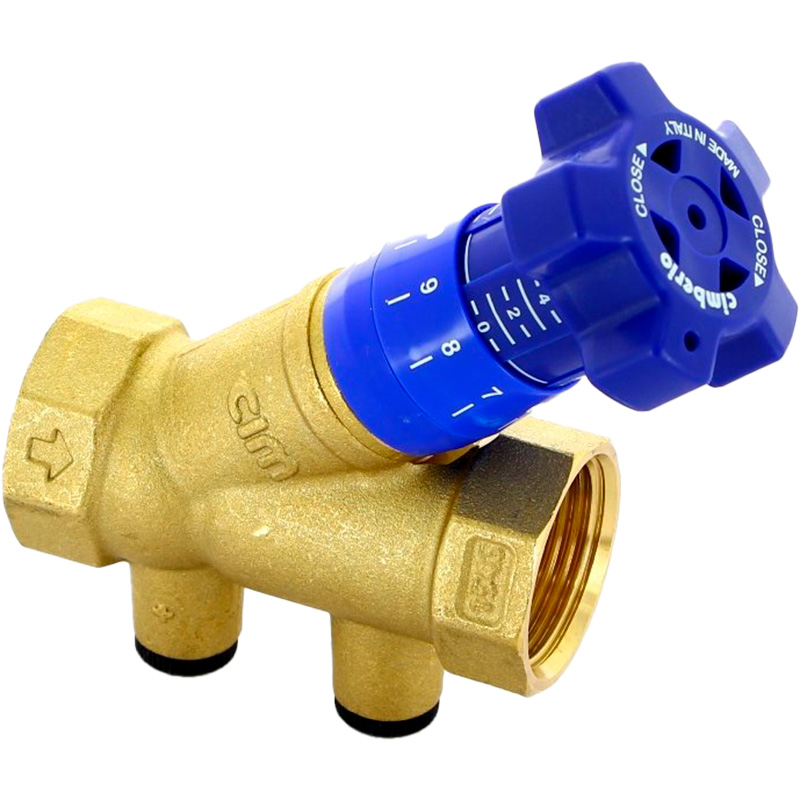 Клапан балансировочный Cimberio 787ОТ/2R 1.1/2  PN25 BB ручной без изм. ниппелей, CIM 787OT/2R 112