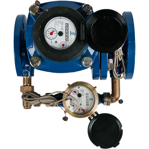 Счетчик холодной воды комбинированный Decast СТВК 2 50/15, 10-50-01