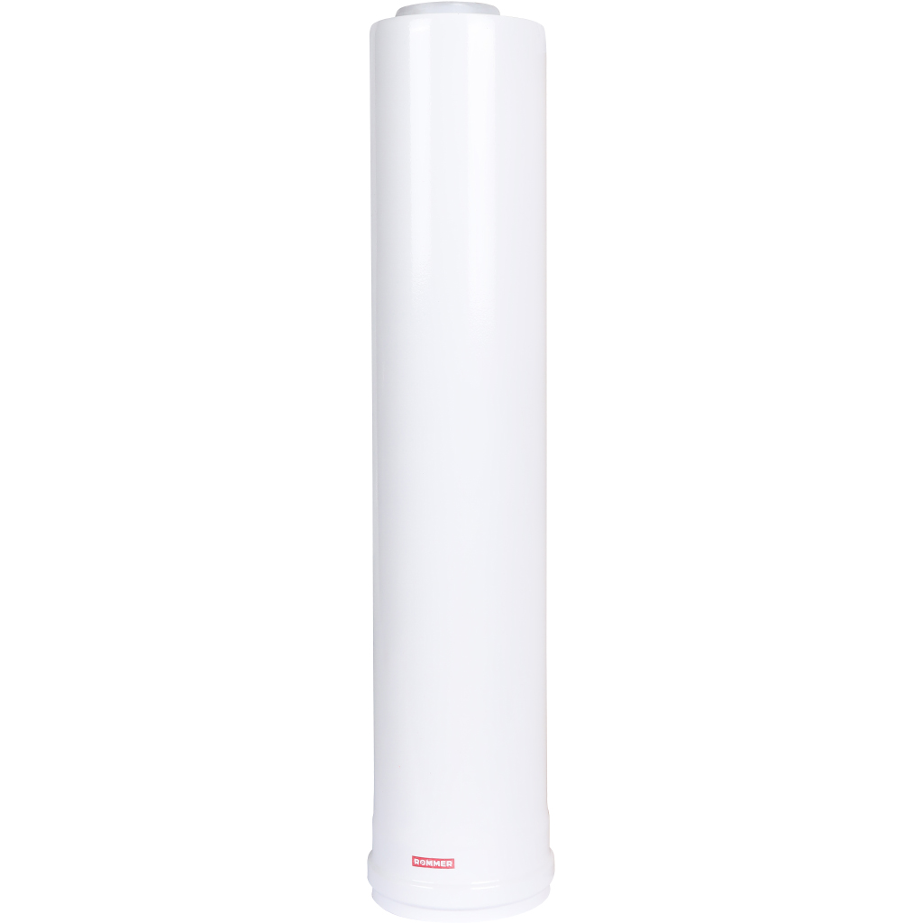 Удлинитель дымохода конденсационный коаксиальный ROMMER D60(п-м)/100(м-п), L500, RCA-8610-000500