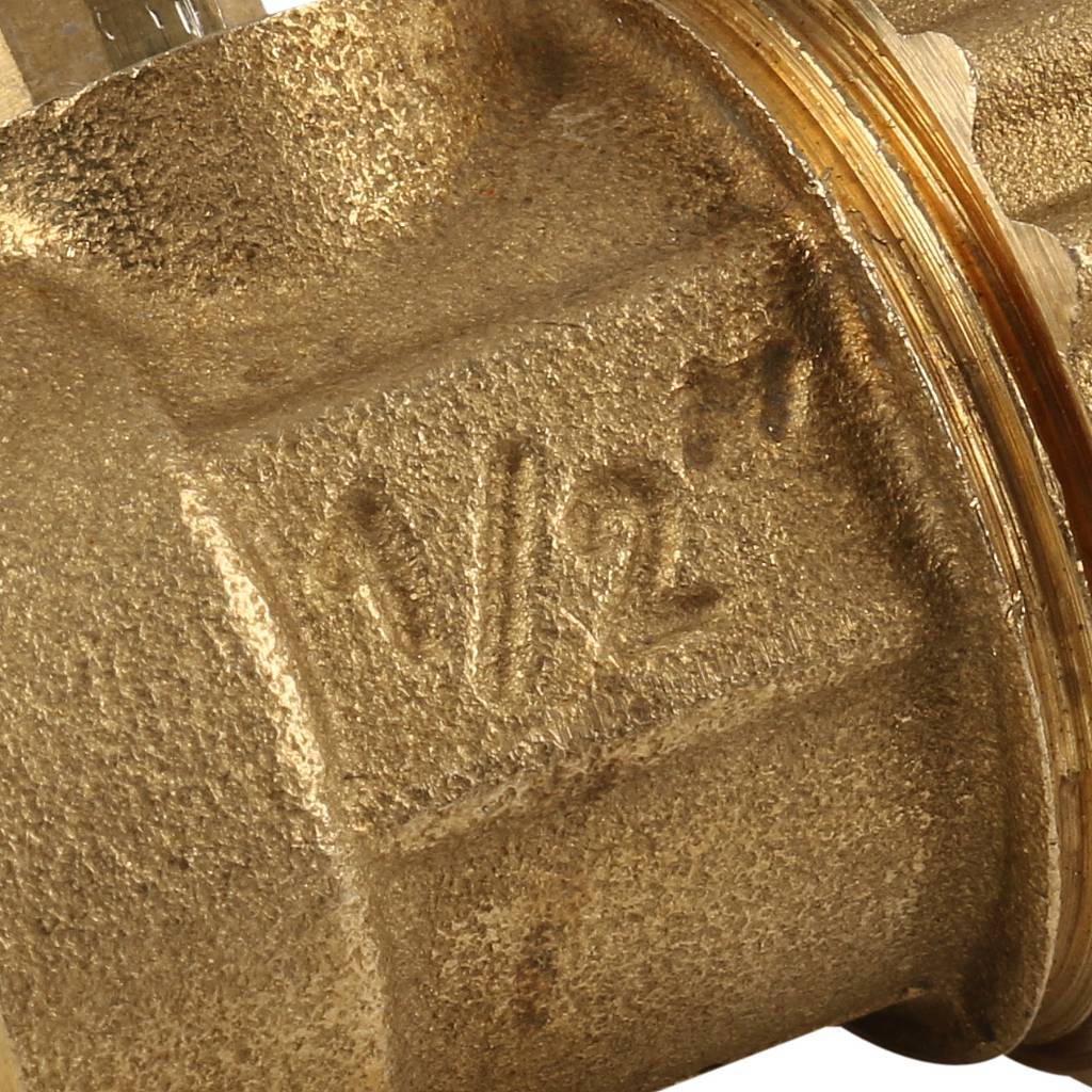 Кран латунный Itap 139 1/2 со штуцером и заглушкой