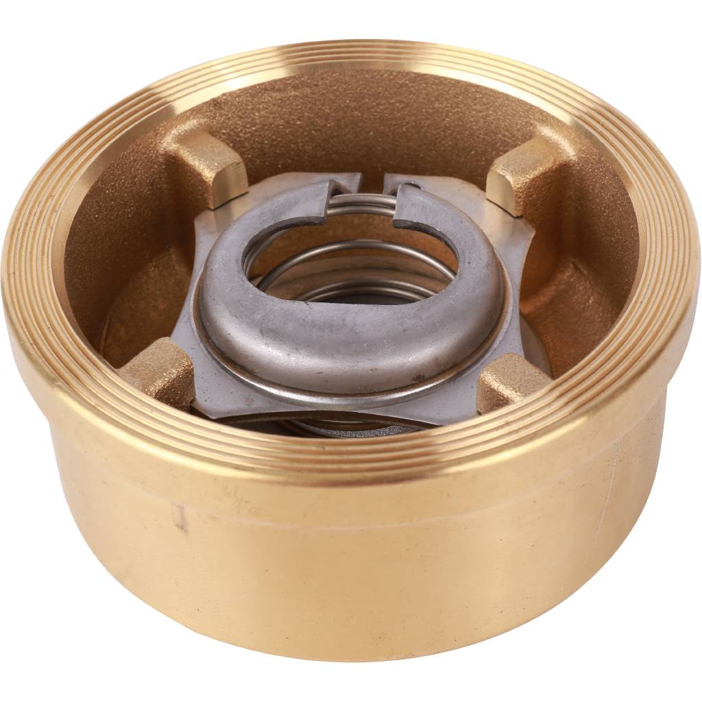 Клапан обратный осевой Tecofi Ду50 Ру16 межфланцевый из латуни, CA7441-0050