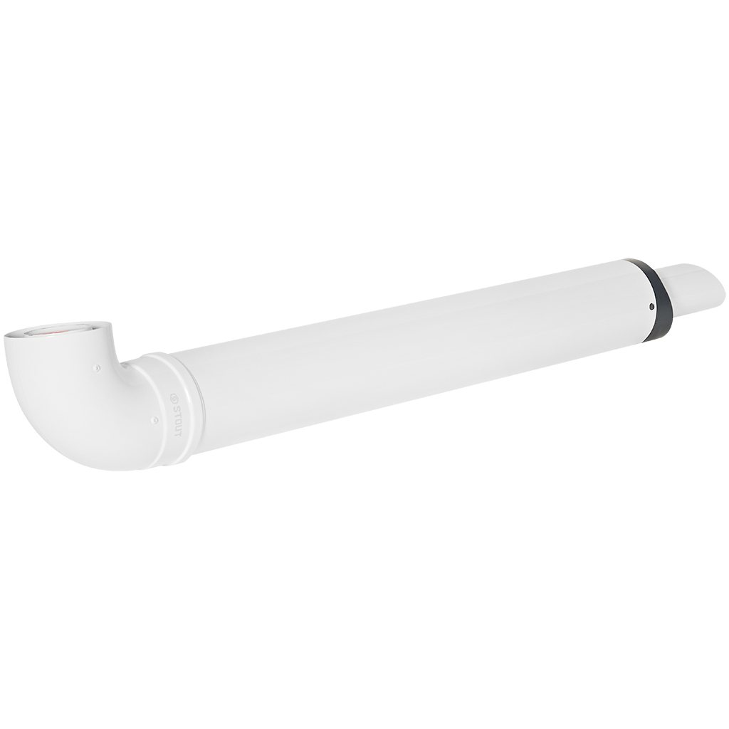 STOUT SCR-6010-251000 STOUT Комплект дымохода Антилед УНИВЕРСАЛЬНЫЙ традиц. коакс. D60/100, L1000 (хомут, фланец, втулка, адаптер, рабочая длина 750 мм)кроме Immergas, Navien D75/100 стар., SCR-6010-251000