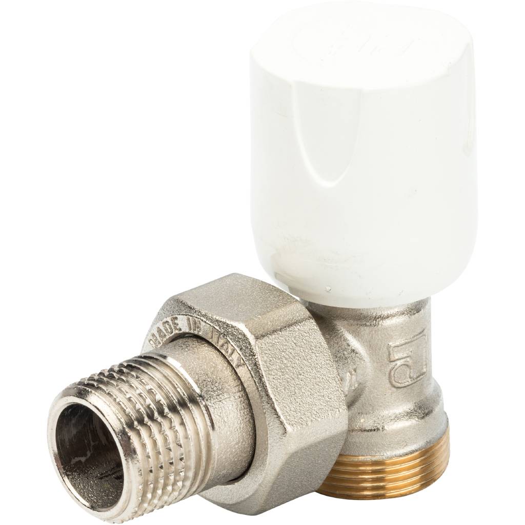 Кран регулирующий угловой для пластиковых труб LUXOR easy RS 112 1/2, 11122100
