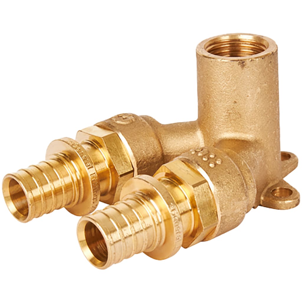 Проточный настенный Угольник STOUT 16x1/2 для труб из сшитого полиэтилена, SFA-0039-001612