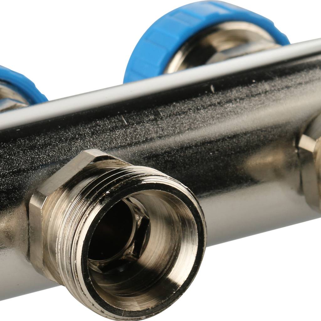 Распределительный коллектор РЕХАУ RAUTHERM S HKV-D на 12 контуров нерж .сталь (без шаровых кранов), 12081211002