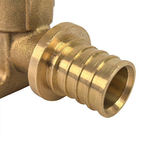 Водорозетка аксиальная, латунь, внутренняя резьба,20х1/2, желтый, RTP