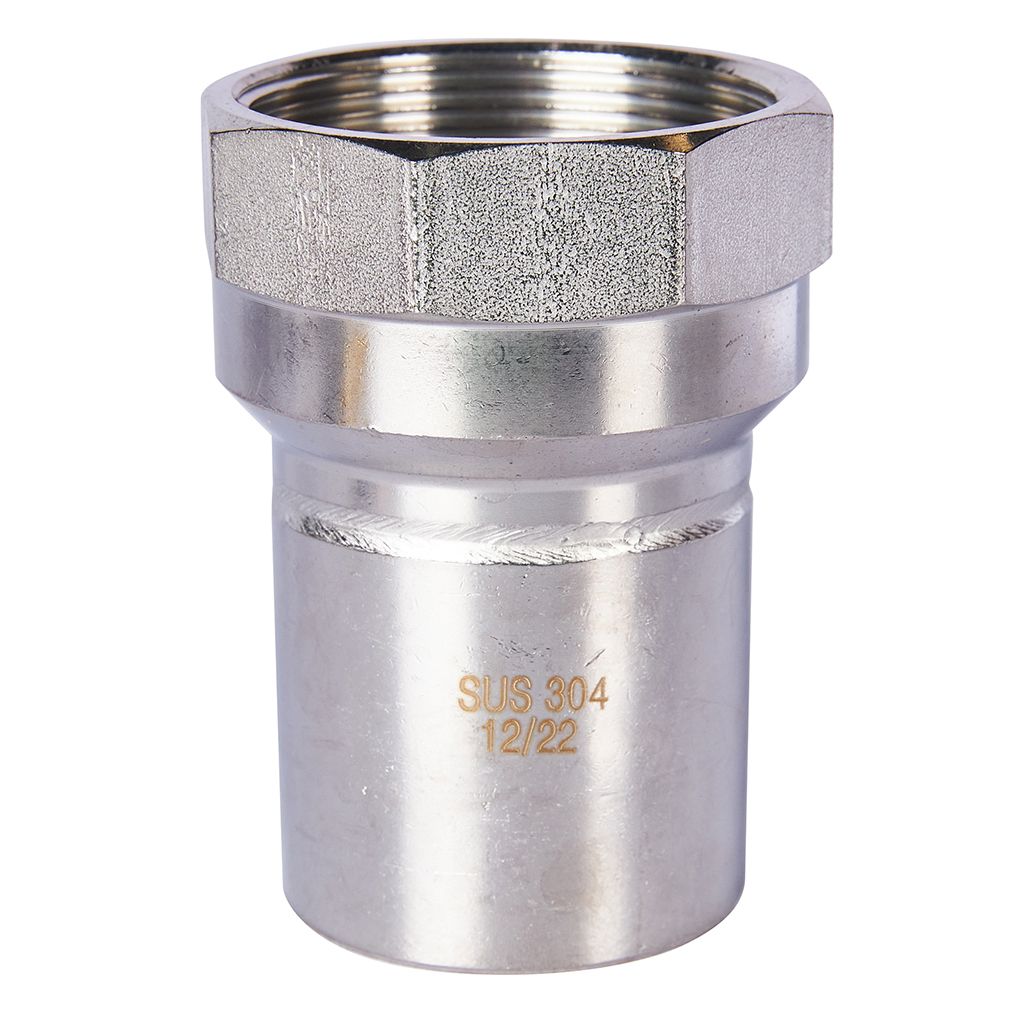 Вставка ROMMER переходная НПр-ВР, 54х2, из нержавеющей стали прессовой, RSS-1023-000542