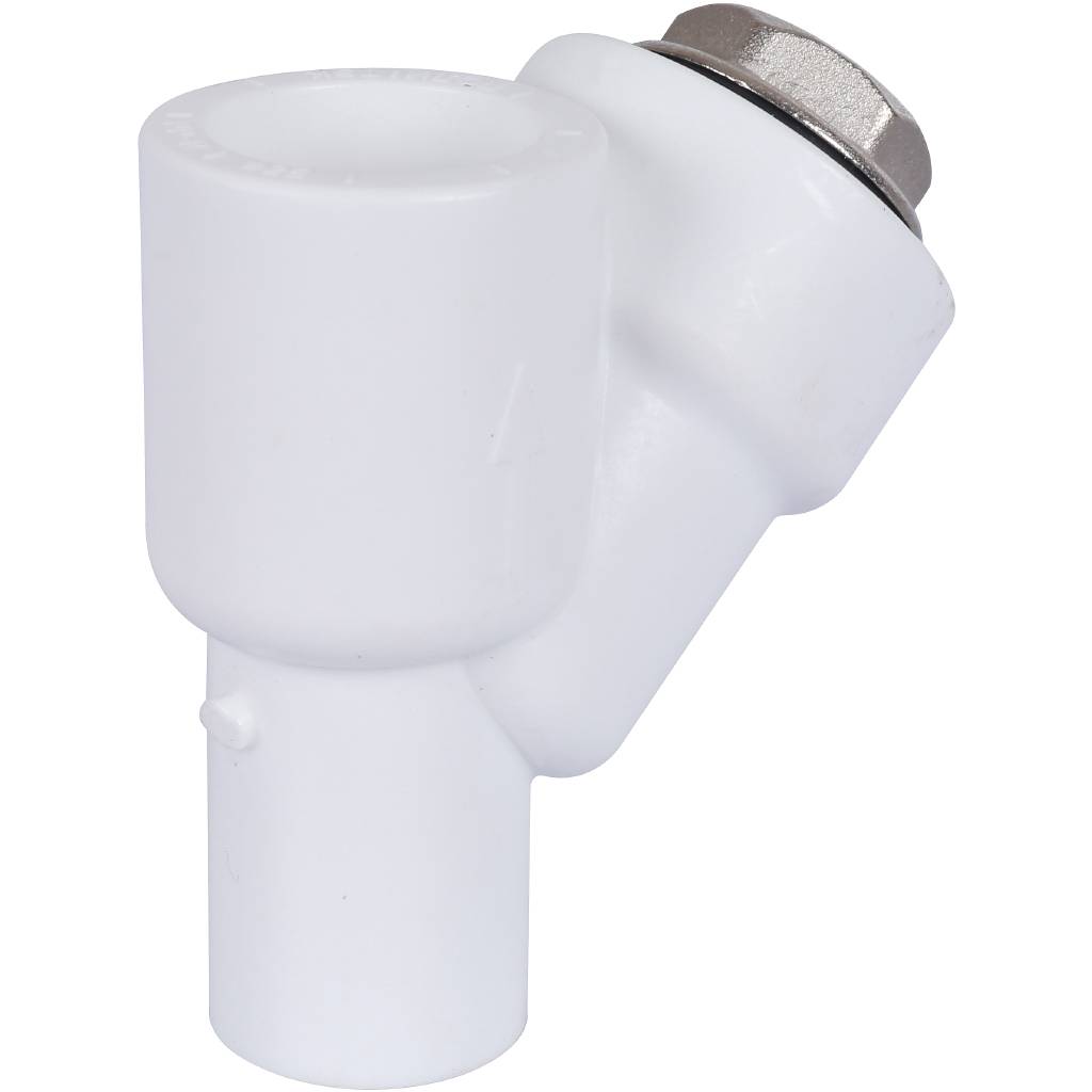 Фильтр Политэк d=25 для полипропиленовых труб под сварку (ВН-НР) (цвет белый), 9100312534