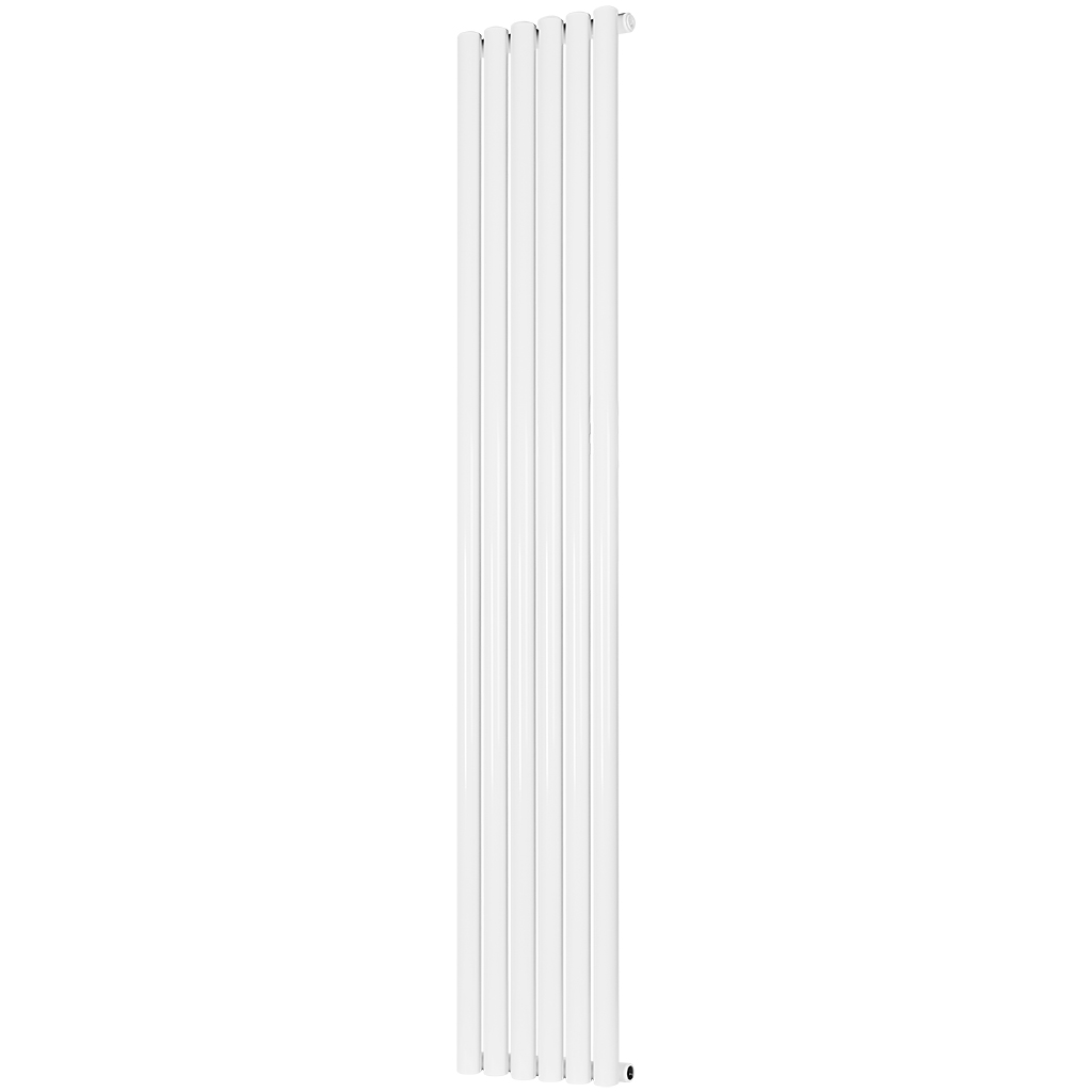 Стальной трубчатый радиатор STOUT TUBE ROUND 6 секций боковое подключение R40 1-1750-6, STR40117506