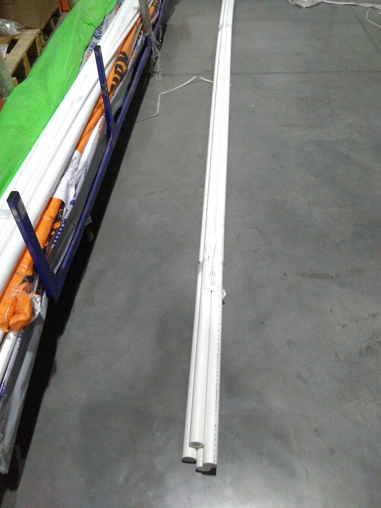 Уцененный товар (нетоварный вид): Труба полипропиленовая армированная (алюминий) (цвет белый) Kalde d=40 (PN 25), R.3202-tox-400000