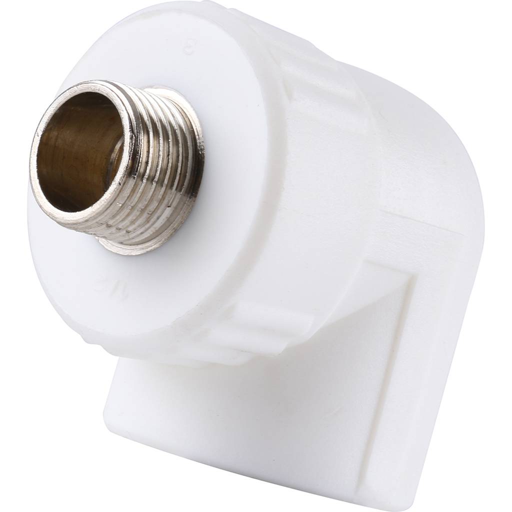 Угольник Kalde с наружной резьбой 32х1/2 для полипропиленовых труб, 3222-emo-320b00