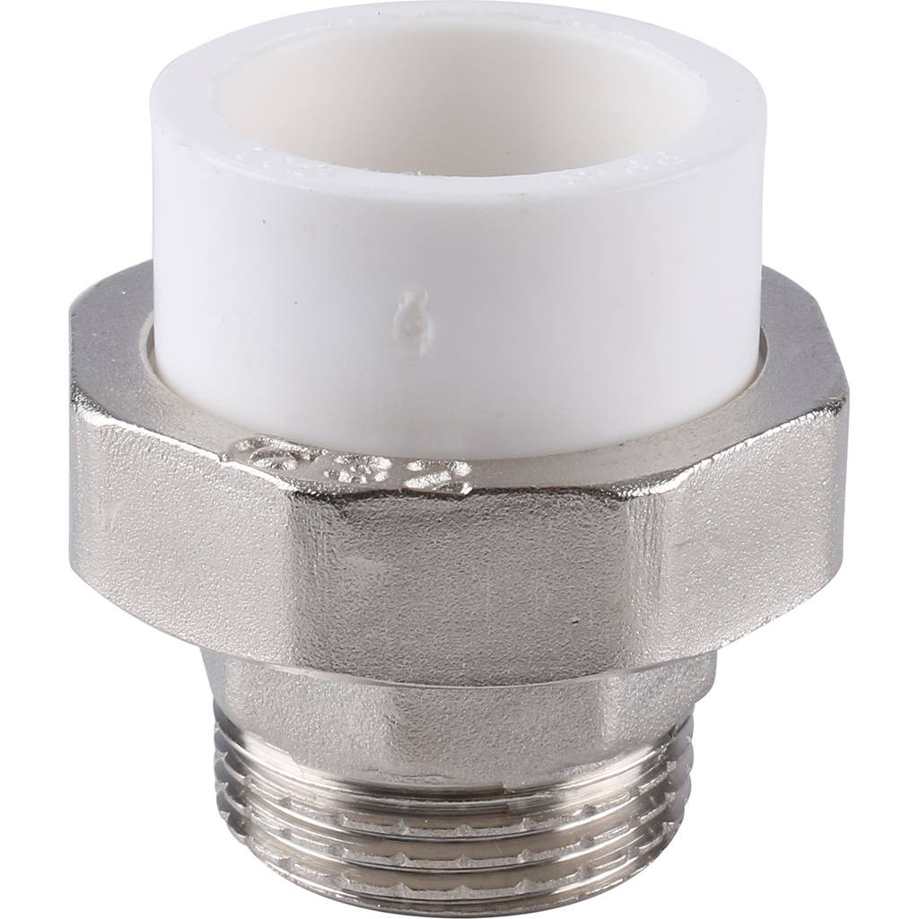 Муфта разъемная Kalde серии ЕСО для полипропиленовых труб (наруж. резьба, 32х1 ), 3272-tum-321000