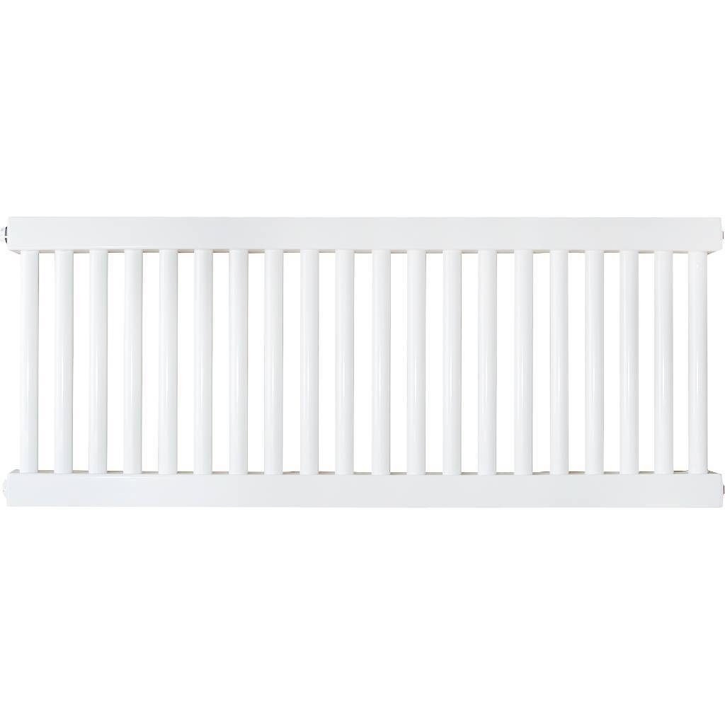 Трубчатый стальной радиатор КЗТО РС РС 1-500-20 секций 1/2 боковое подключение RAL9010 (кронштейны в комплекте, 4шт.), РС15002012RAL9010