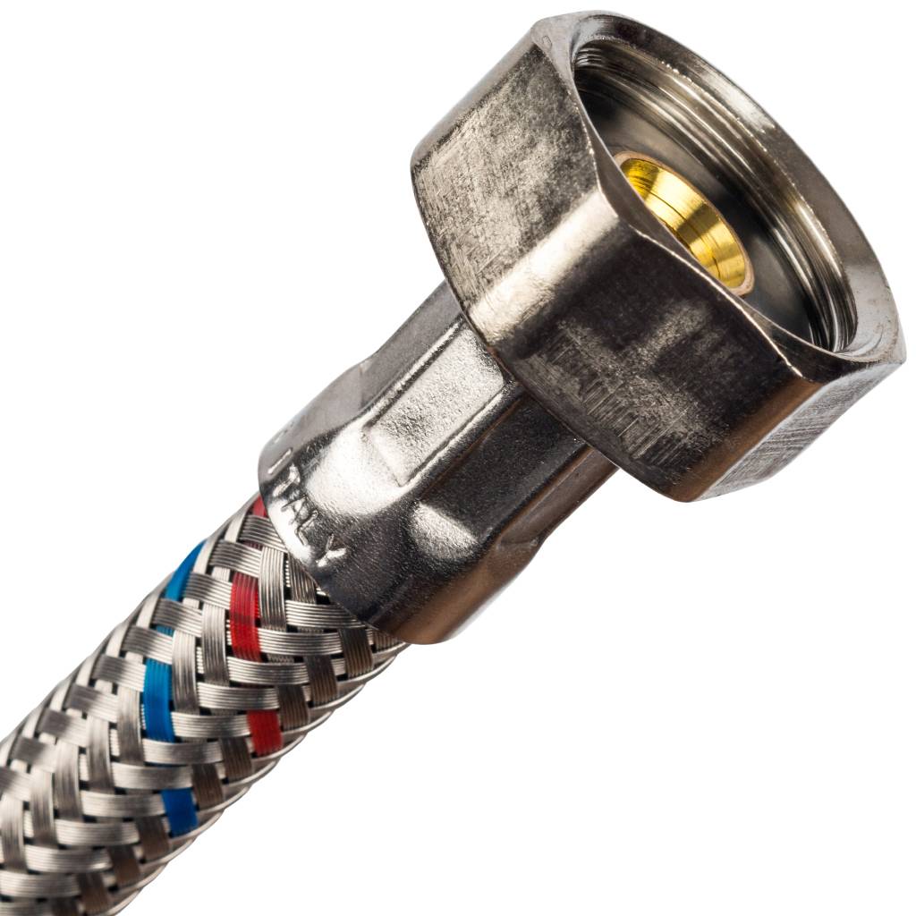 Гибкая подводка для воды STOUT M 10 (18мм) х ВР 1/2, длина 400 мм, SHF-0025-181015