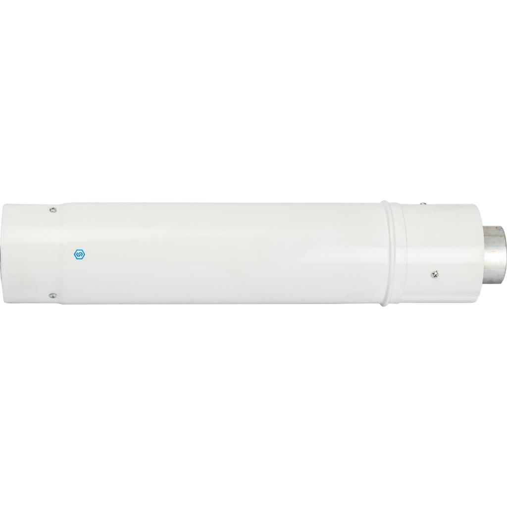 *SCA-6010-004775 STOUT Элемент дымохода  DN60/100 труба коаксиальная телескопическая 470-750 мм п/м, уплотнения и хомут в комплекте, SCA-6010-004775