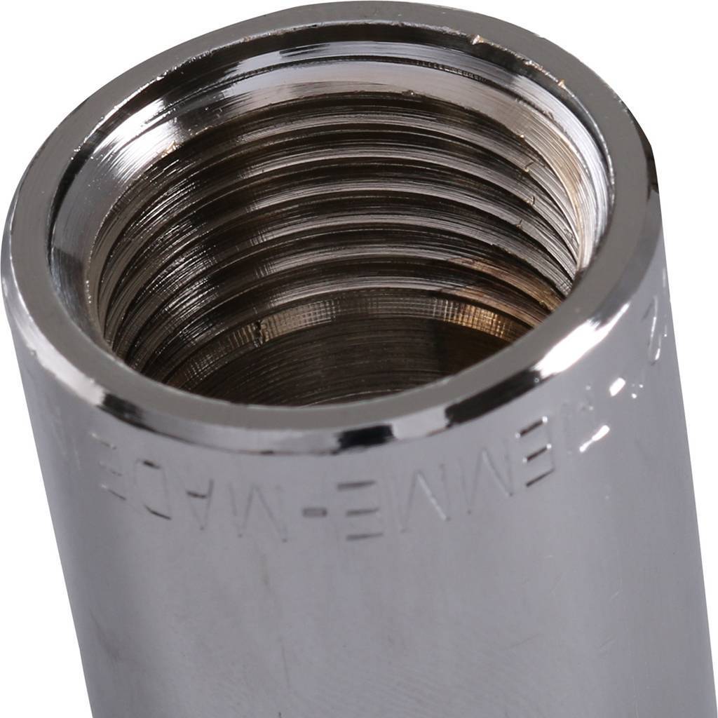 Удлинитель TIEMME НВ 30мм-1/2 хром для стальных труб резьбовой, 1500071