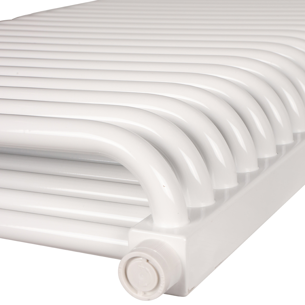 2-х трубчатый радиатор стальной ROMMER RST 2050/24 секции нижнее правое подключение RAL9016