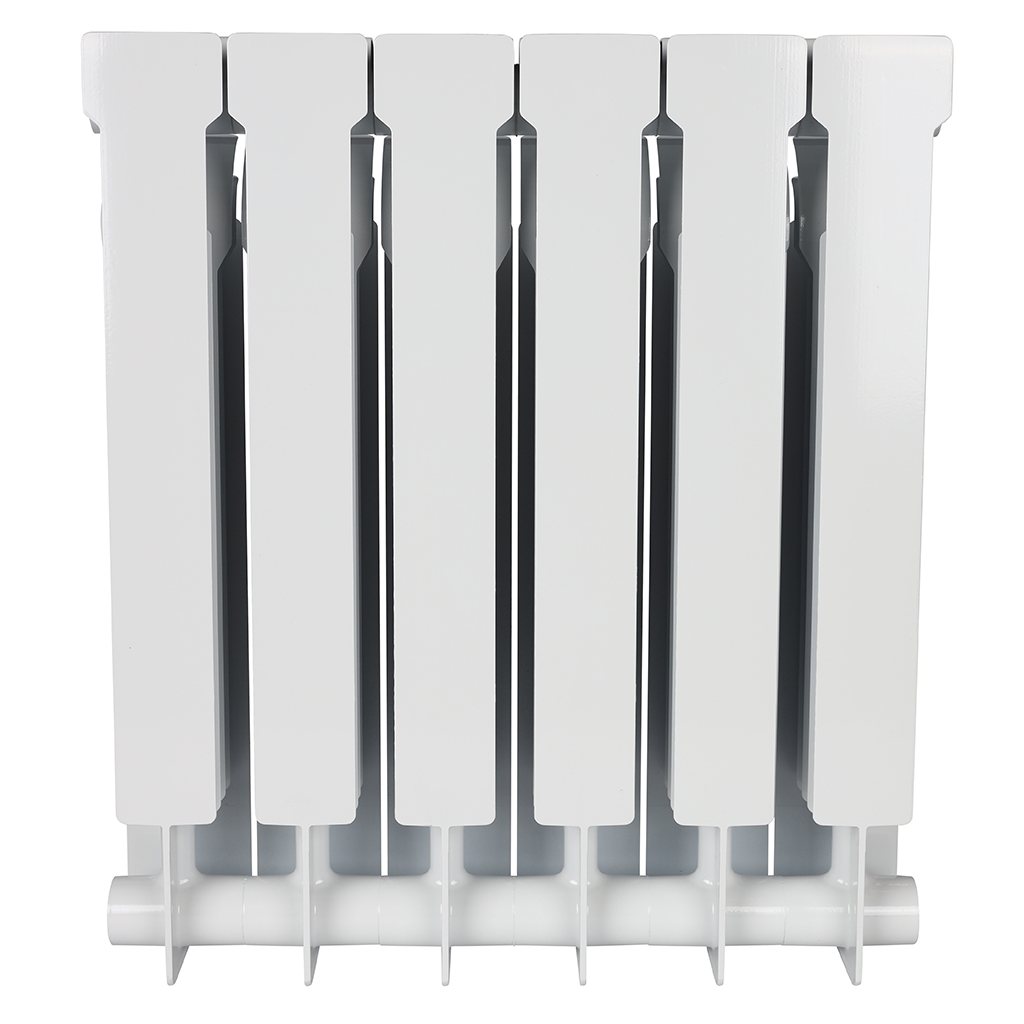 Радиатор биметаллический STOUT VEGA 500 6 секций боковое подключение (белый RAL 9016), SRB-1310-050006