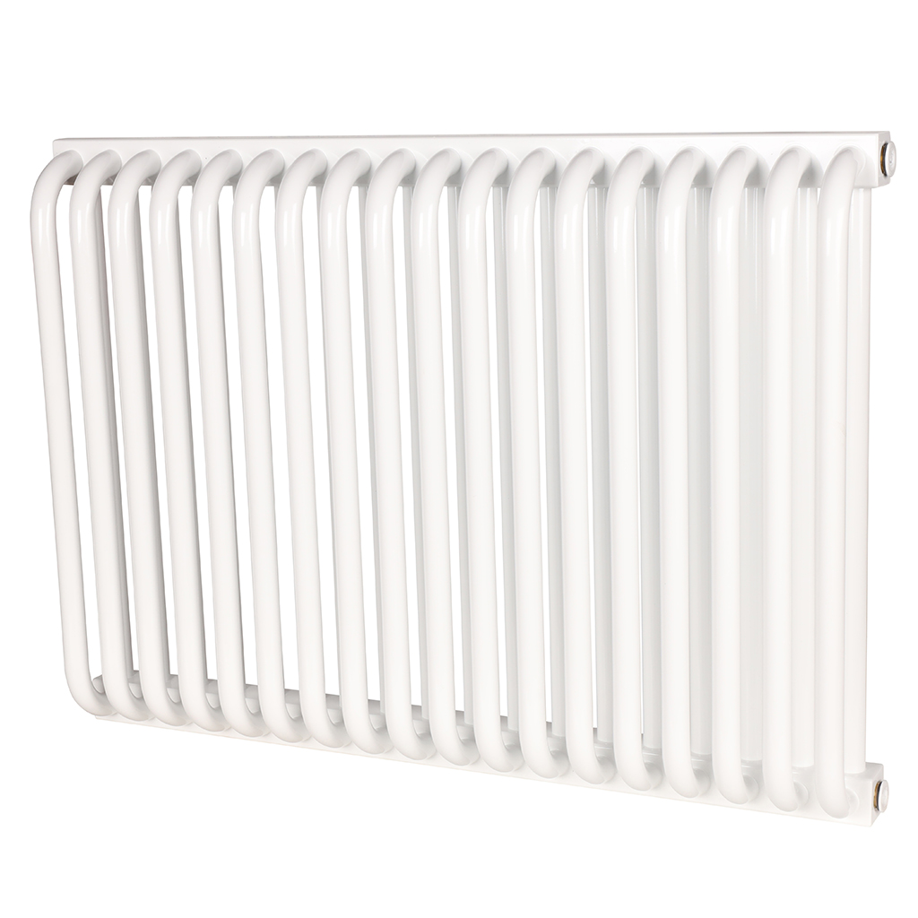 2-х трубчатый стальной радиатор ROMMER RST 2050/18 секций боковое подключение RAL9016, RST-205018-010