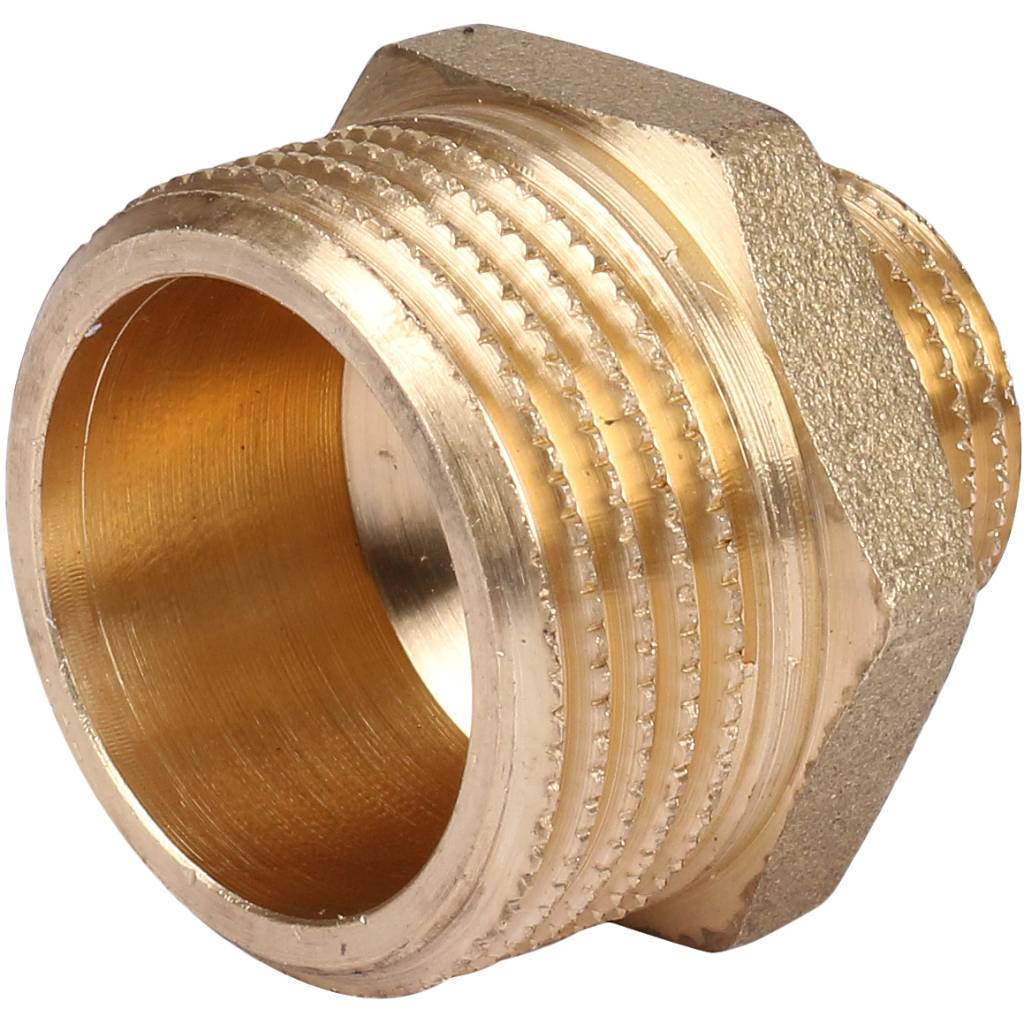 Ниппель HH TIEMME 1х1/2 для стальных труб резьбовой, 1500089