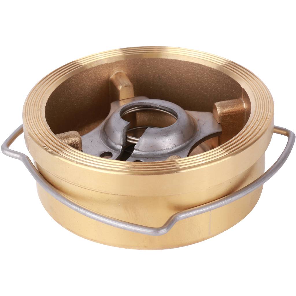 Клапан обратный осевой Tecofi Ду40 Ру16 межфланцевый из латуни, CA7441-0040