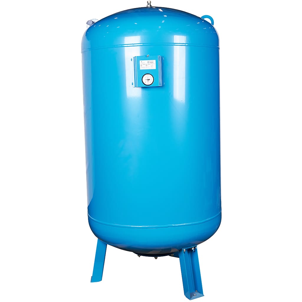 Расширительный бак STOUT STW-0002 гидроаккумулятор 1000 л. вертикальный (цвет синий), STW-0002-001000