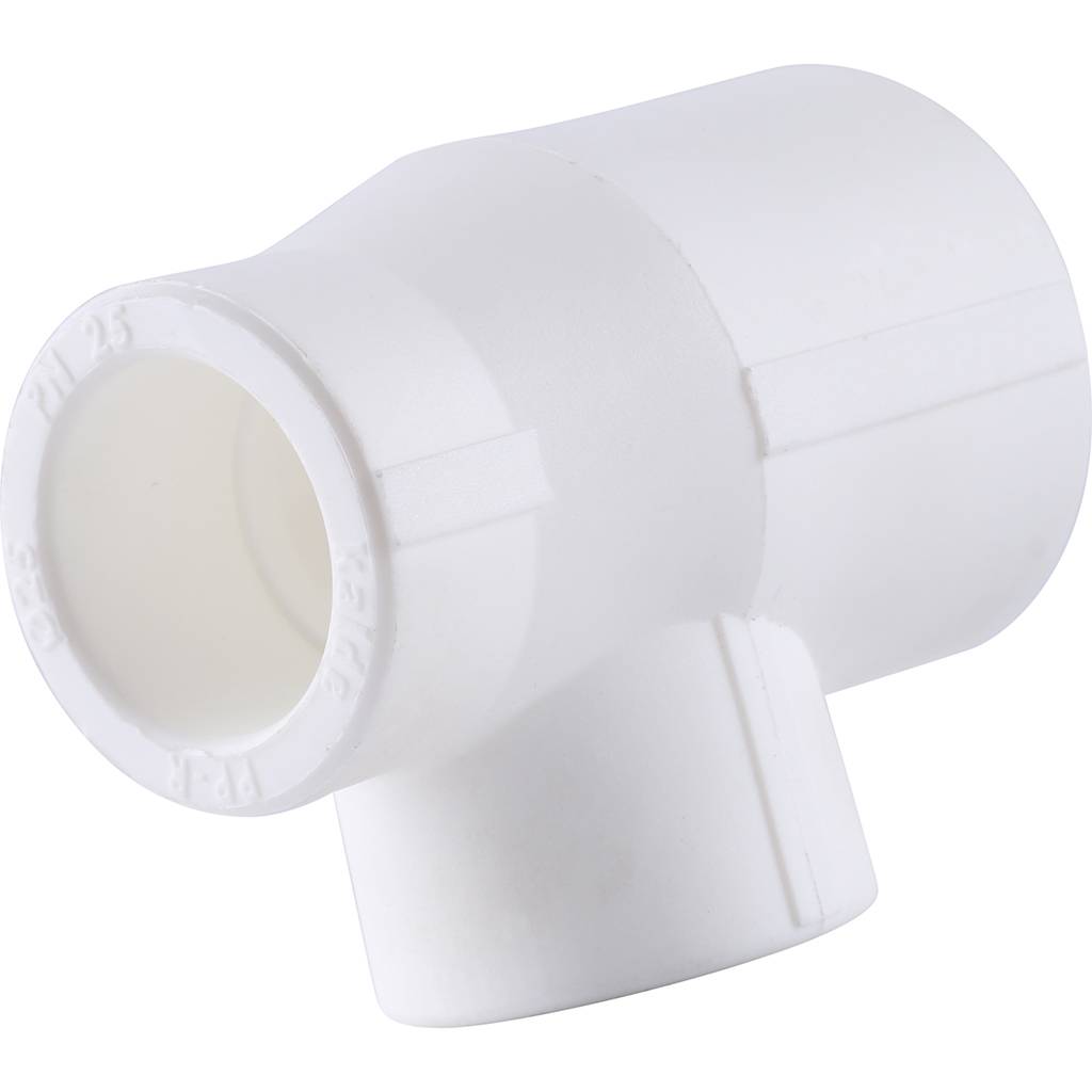 Тройник переходной Kalde 32х20х25 для полипропиленовых труб под сварку (цвет белый), 3212-tio-322025
