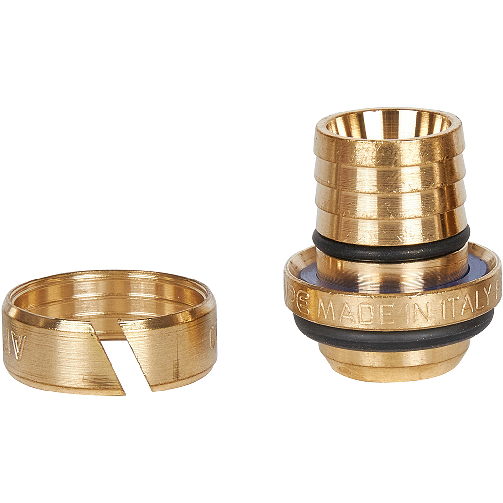 Тройник-переходник STOUT с наружной резьбой 1/2 х20 для металлопластиковых труб винтовой, SFS-0011-001220