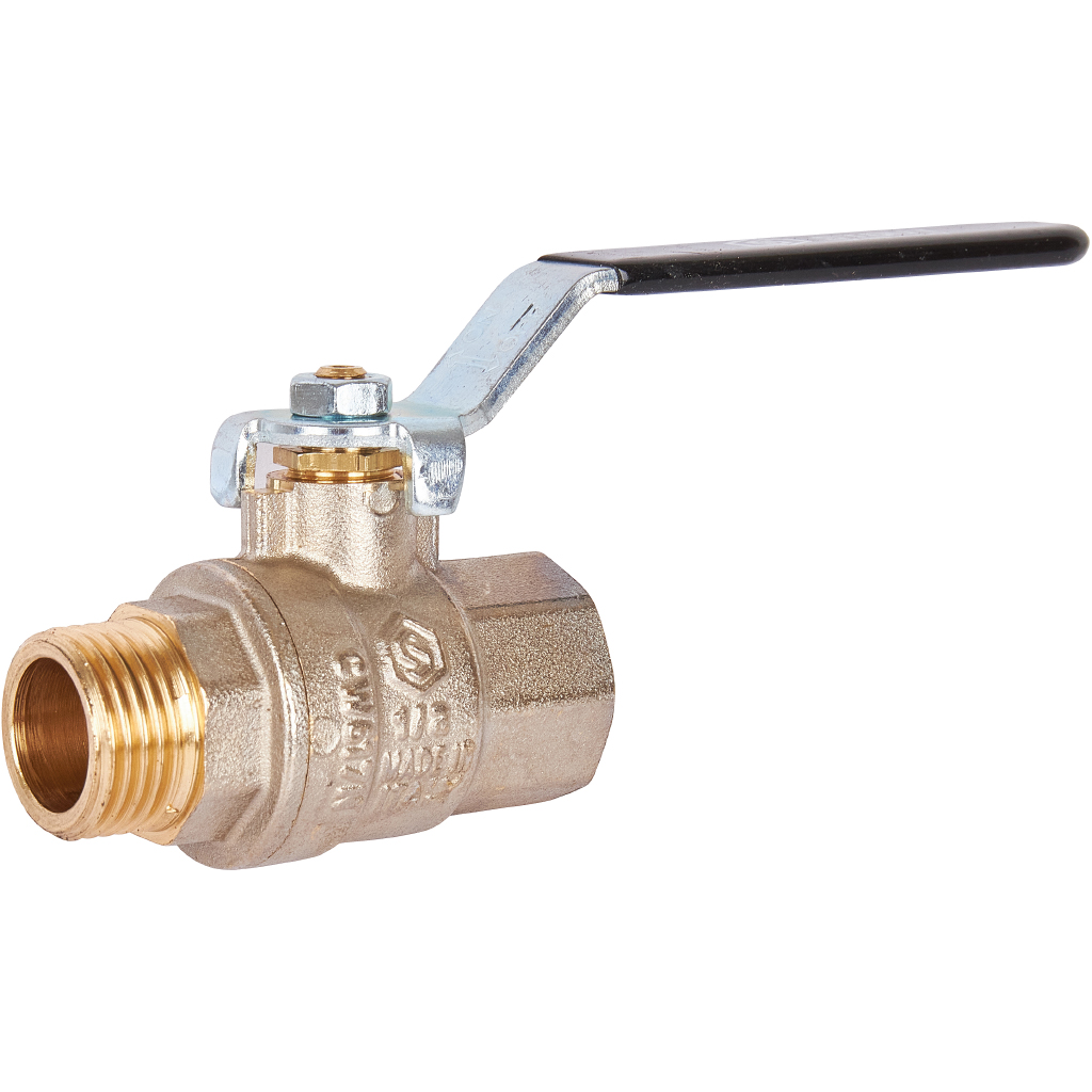 Кран шаровой STOUT полнопроходной, ВР/НР, ручка рычаг 1/2, SVB-0003-000015