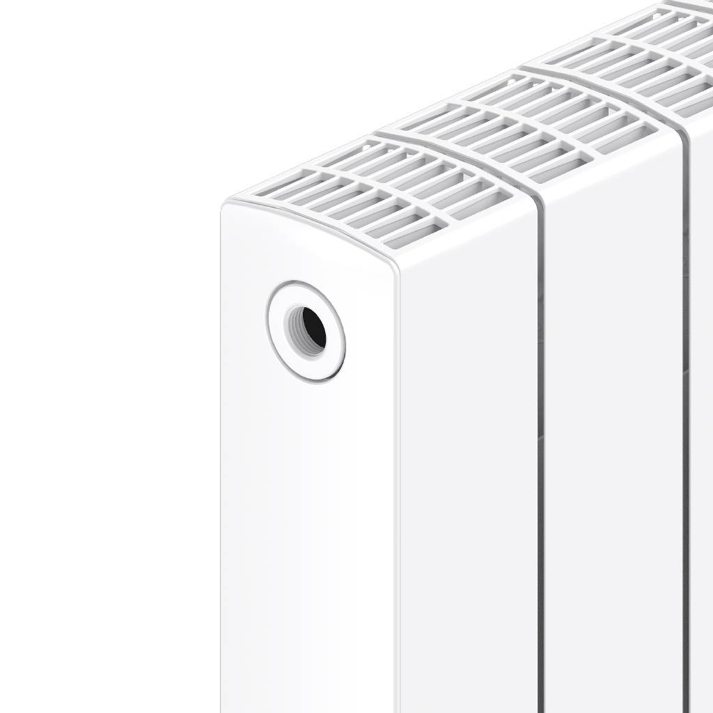 Радиатор биметаллический RIFAR SUPReMO 800 5 секции боковое подключение (белый RAL 9016), 4RS80-5