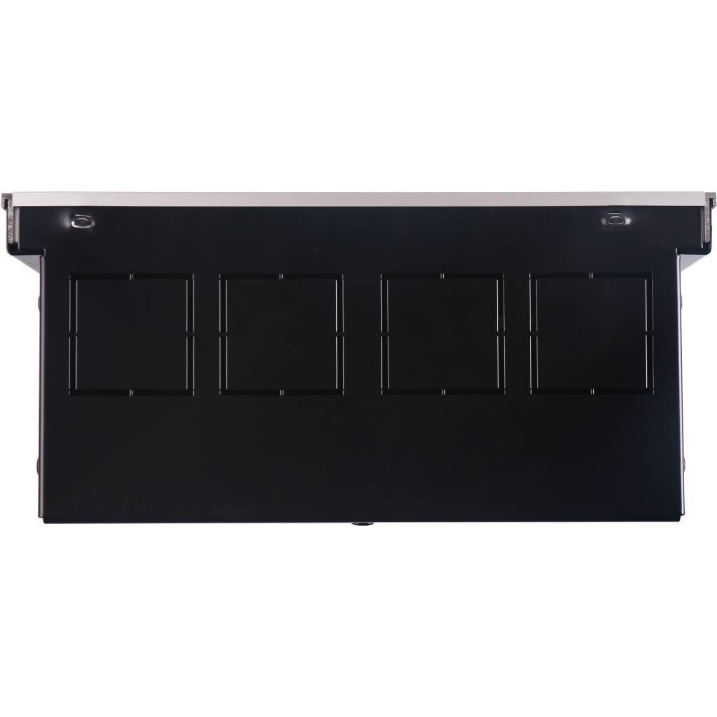 Внутрипольный конвектор STOUT SCQ-1100 75х240х2000 (Решётка роликовая) правое подключение, SCQ-1100-0724200