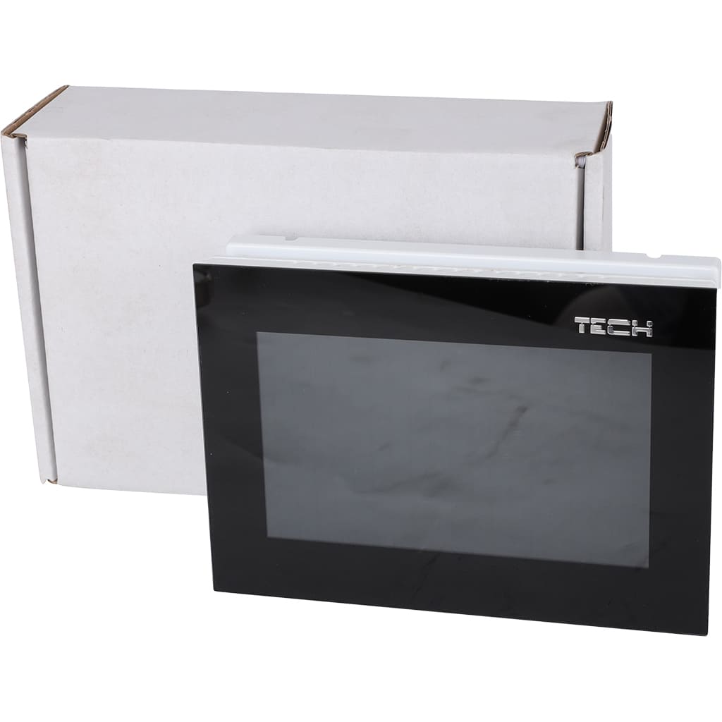 Беспроводной комнатный терморегулятор, черный TECH 230В, ST-8S WiFi