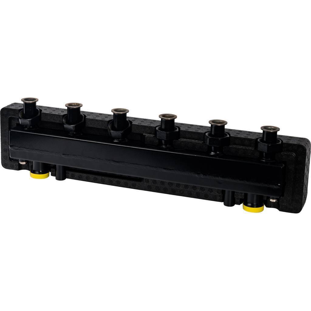 Стальной распределительный коллектор STOUT SDG-0018 3 отопительных контура с гидравлическим разделителем DN 25