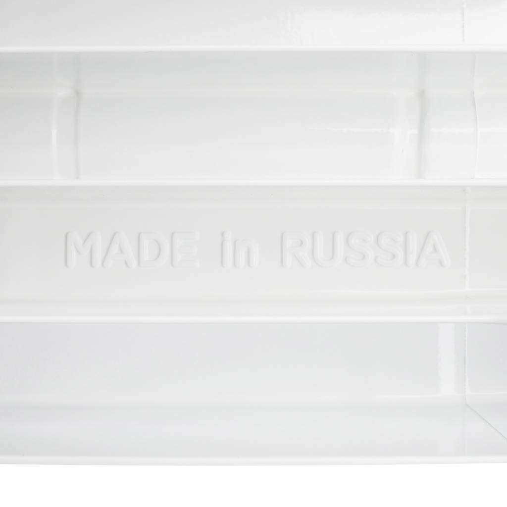 Радиатор биметаллический STOUT Space 500 14 секций боковое подключение RAL9016, SRB-0310-050014