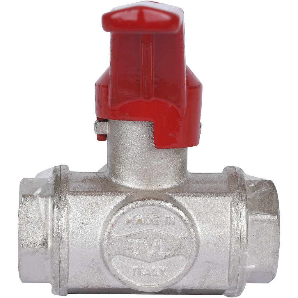 Кран шаровый Itap 128 3/4 трехходовой тип «Т» стандартный проход (рычаг)