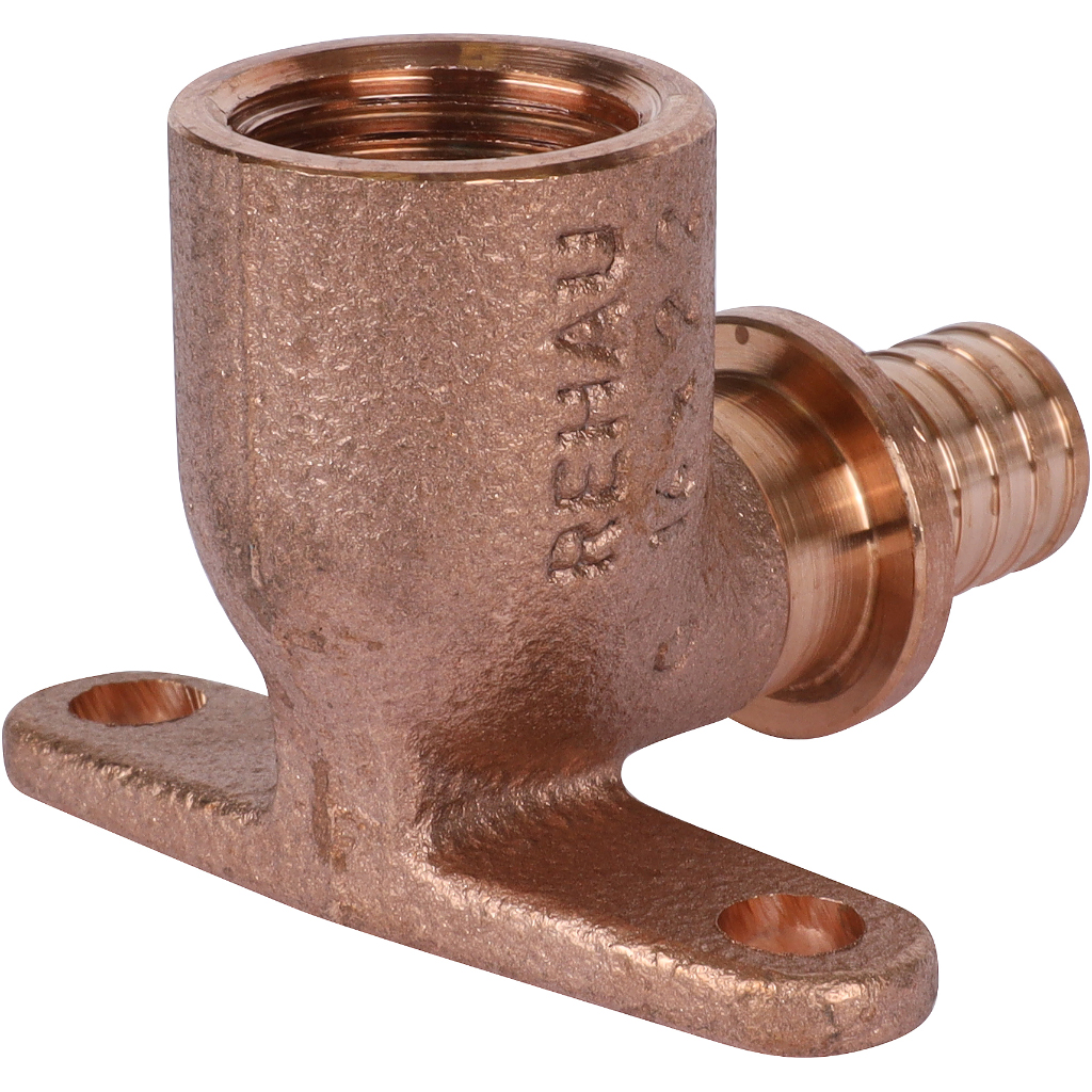 Угольник настенный РЕХАУ RAUTITAN с внутр. резьбой 16-Rp 1/2 RX+ для труб из сшитого полиэтилена аксиальный